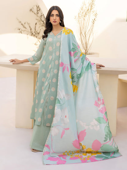 3 Piece Lawn Suit-Printed(Unstitched)