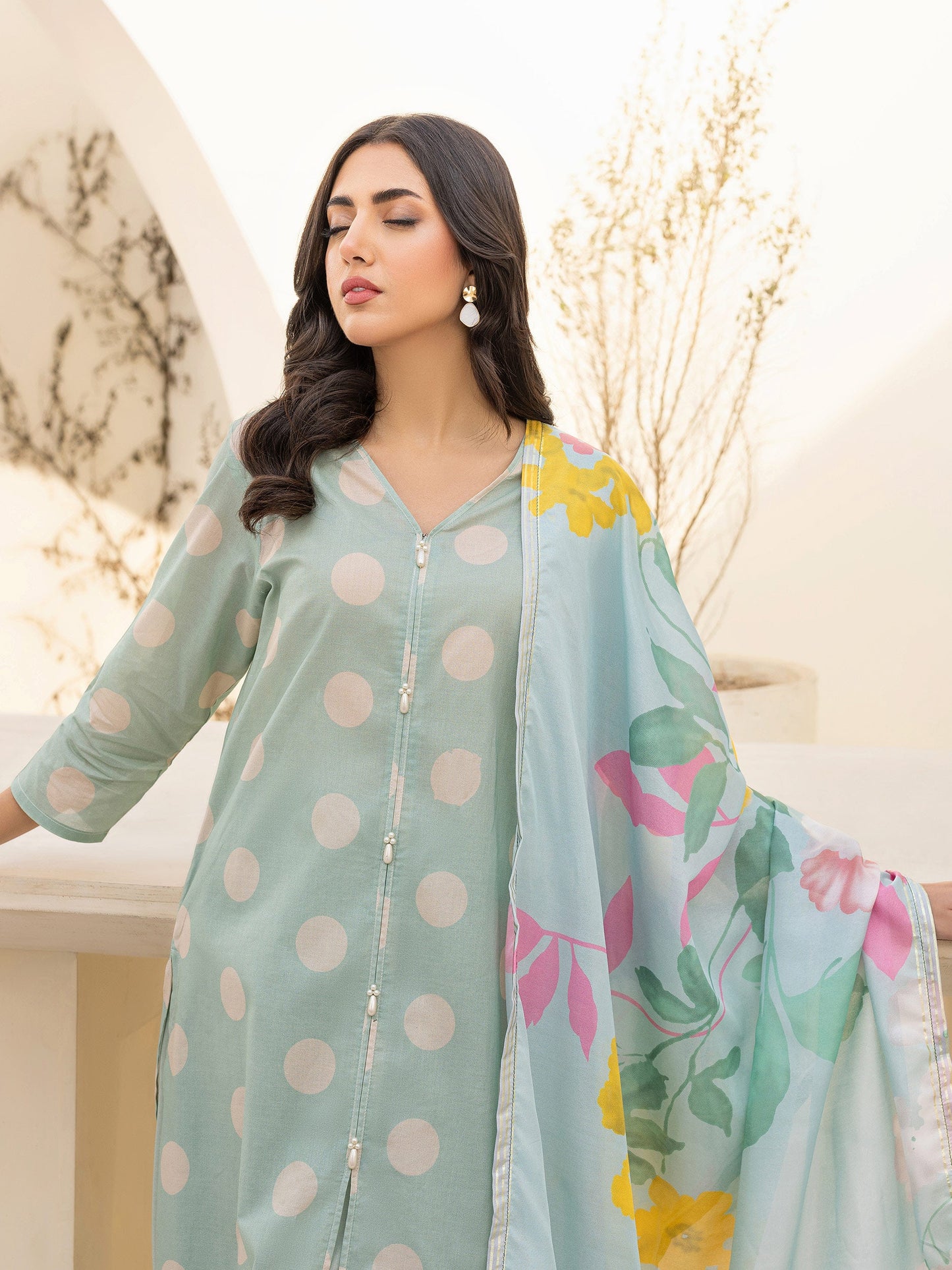 3 Piece Lawn Suit-Printed(Unstitched)