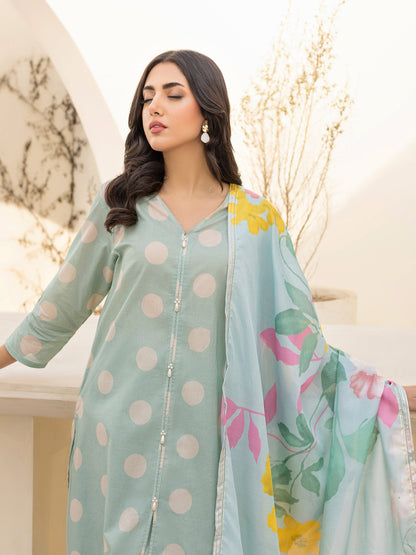 3 Piece Lawn Suit-Printed(Unstitched)