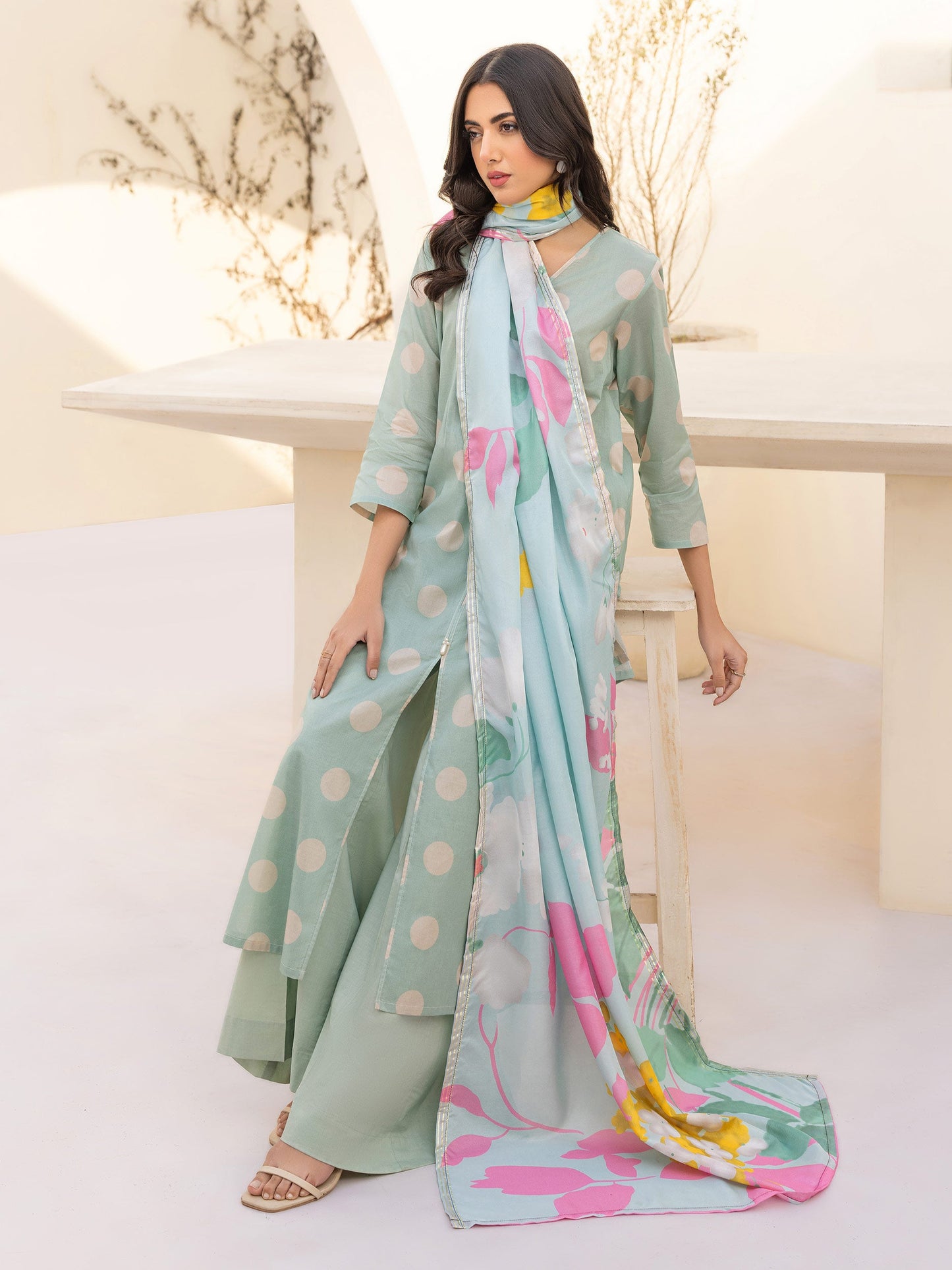 3 Piece Lawn Suit-Printed(Unstitched)