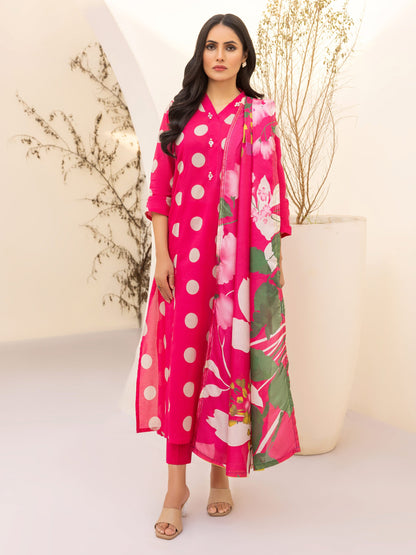 3 Piece Lawn Suit-Printed(Unstitched)