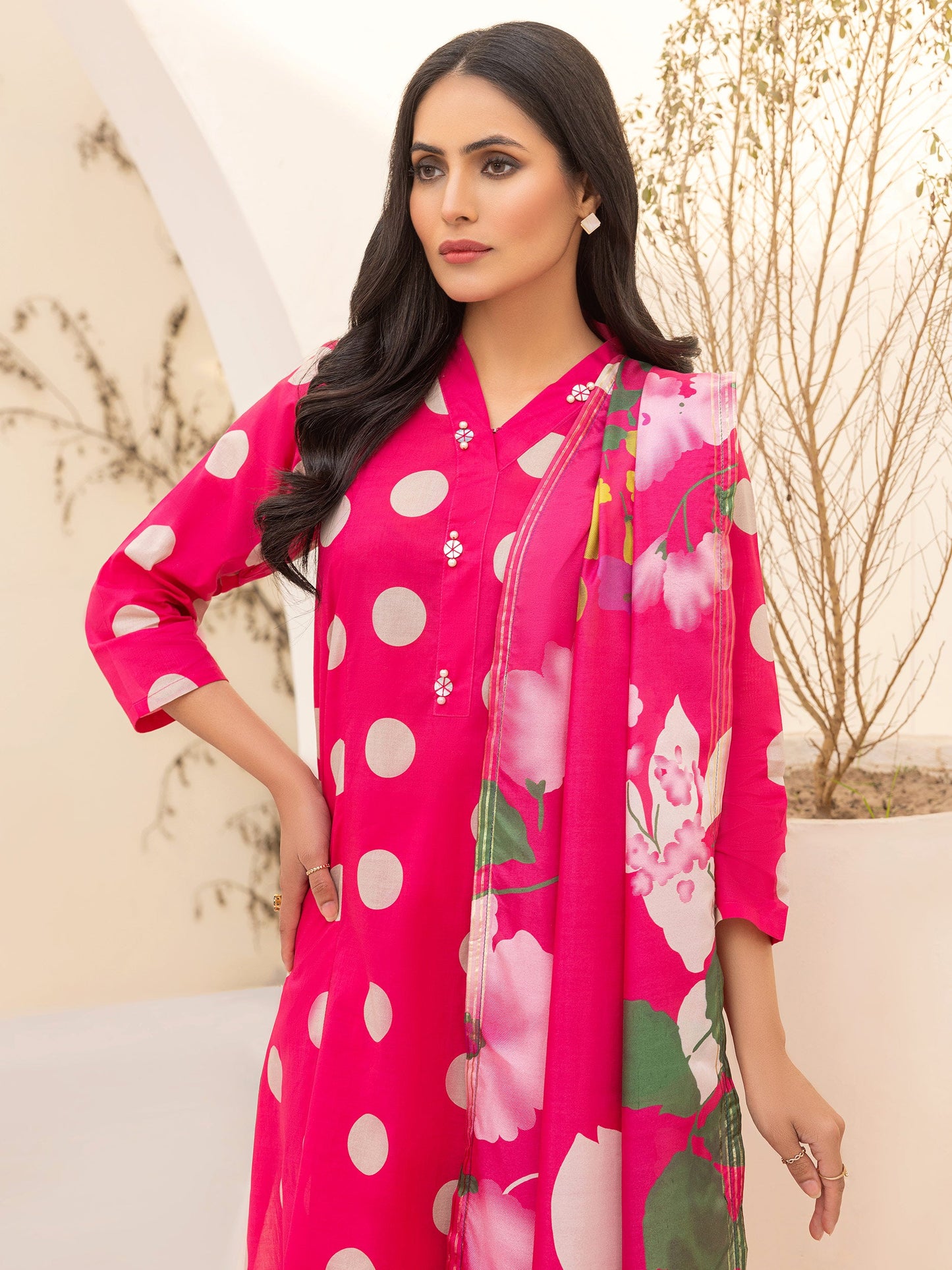 3 Piece Lawn Suit-Printed(Unstitched)