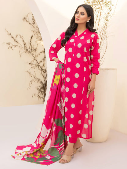 3 Piece Lawn Suit-Printed(Unstitched)