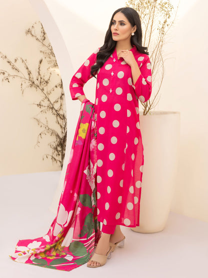 3 Piece Lawn Suit-Printed(Unstitched)
