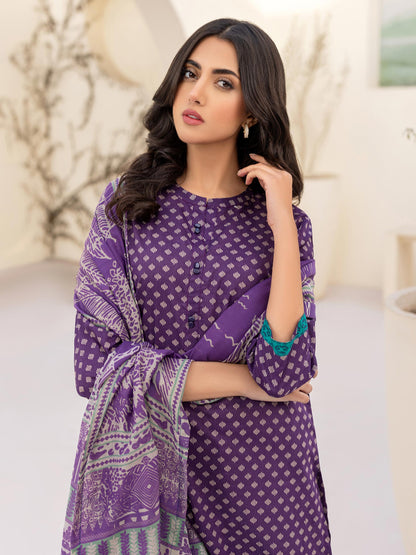 2 Piece Lawn Suit-Printed (Unstitched)