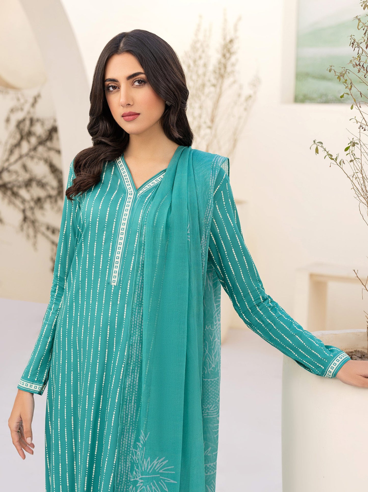 2 Piece Lawn Suit-Printed(Unstitched)