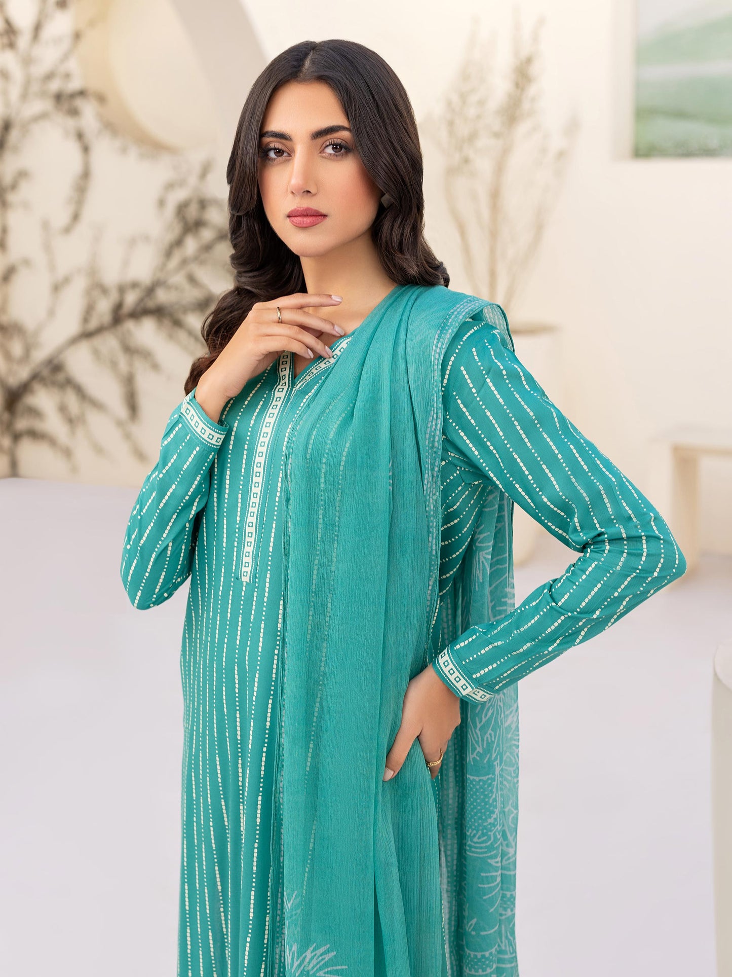 2 Piece Lawn Suit-Printed(Unstitched)