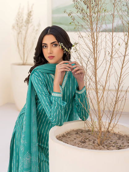 2 Piece Lawn Suit-Printed(Unstitched)