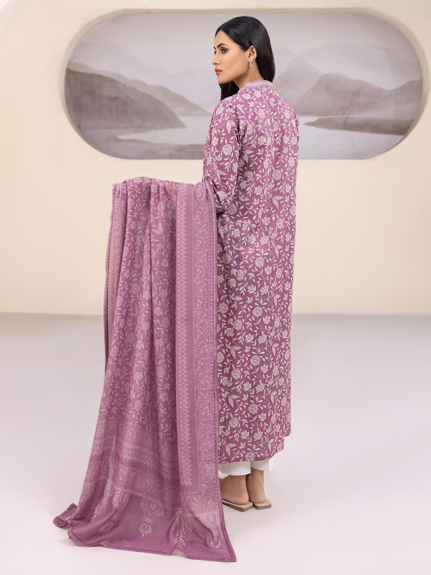2 Piece Lawn Suit-Paste Print(Unstitched)