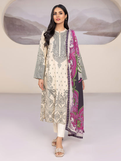 2 Piece Lawn Suit-Paste Print(Unstitched)