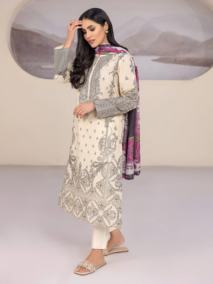 2 Piece Lawn Suit-Paste Print(Unstitched)