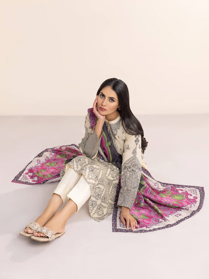2 Piece Lawn Suit-Paste Print(Unstitched)