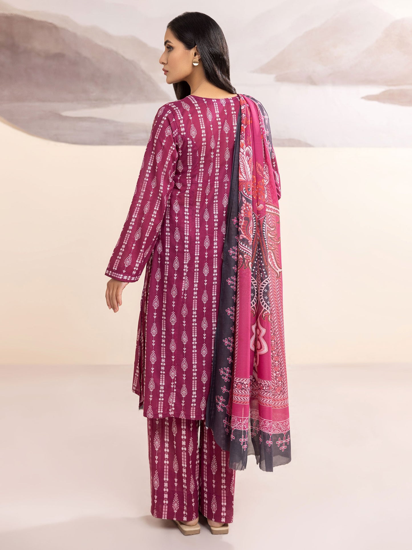 2 Piece Lawn Suit-Printed (Unstitched)
