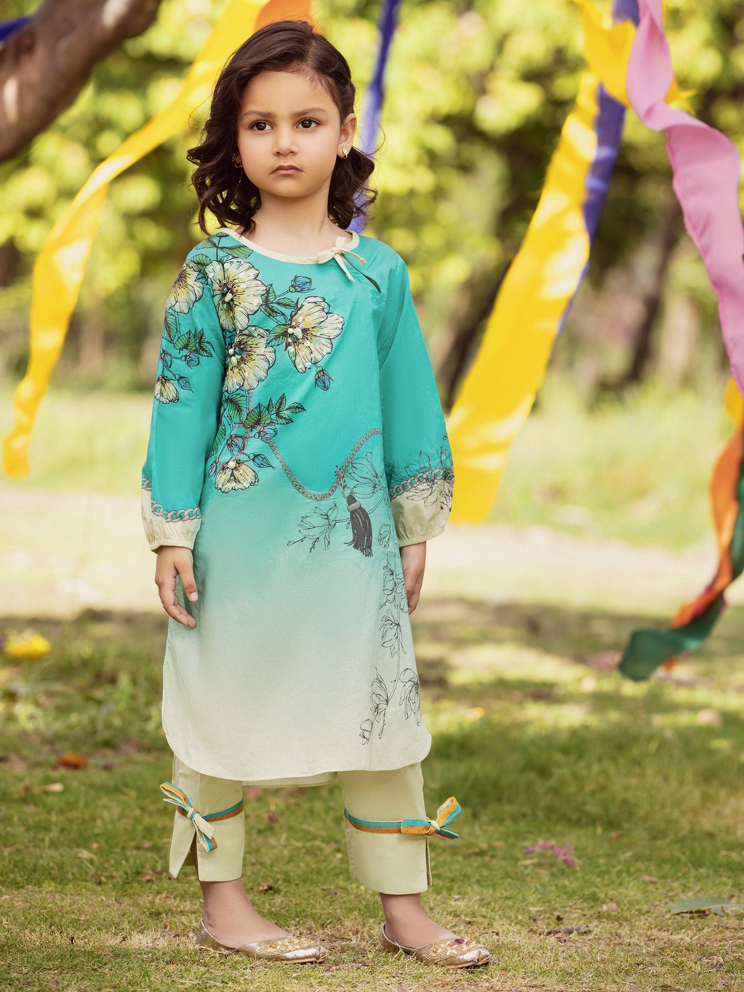 Embellished Lawn Suit