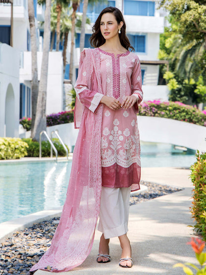 2 Piece Lawn Suit-Embroidered (Unstitched)