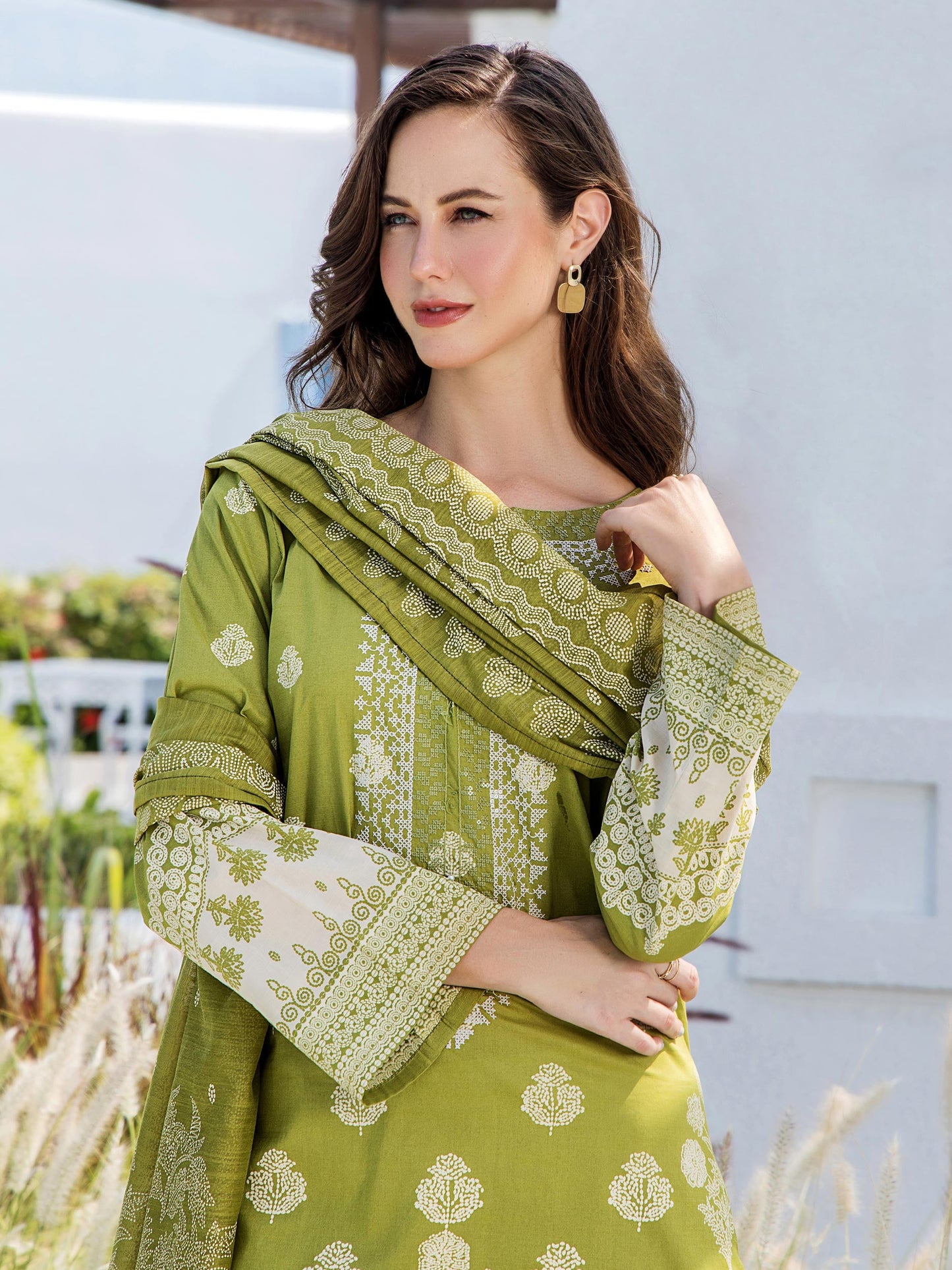 2 Piece Lawn Suit-Embroidered (Unstitched)