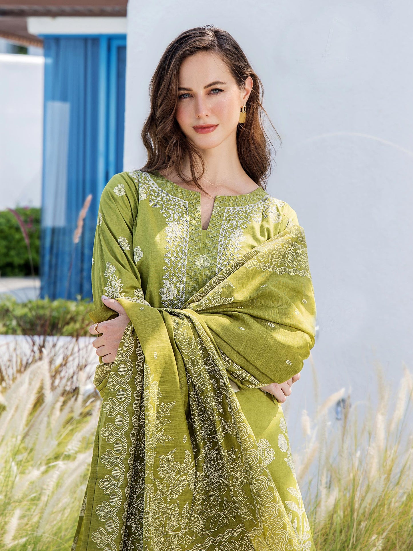 2 Piece Lawn Suit-Embroidered (Unstitched)