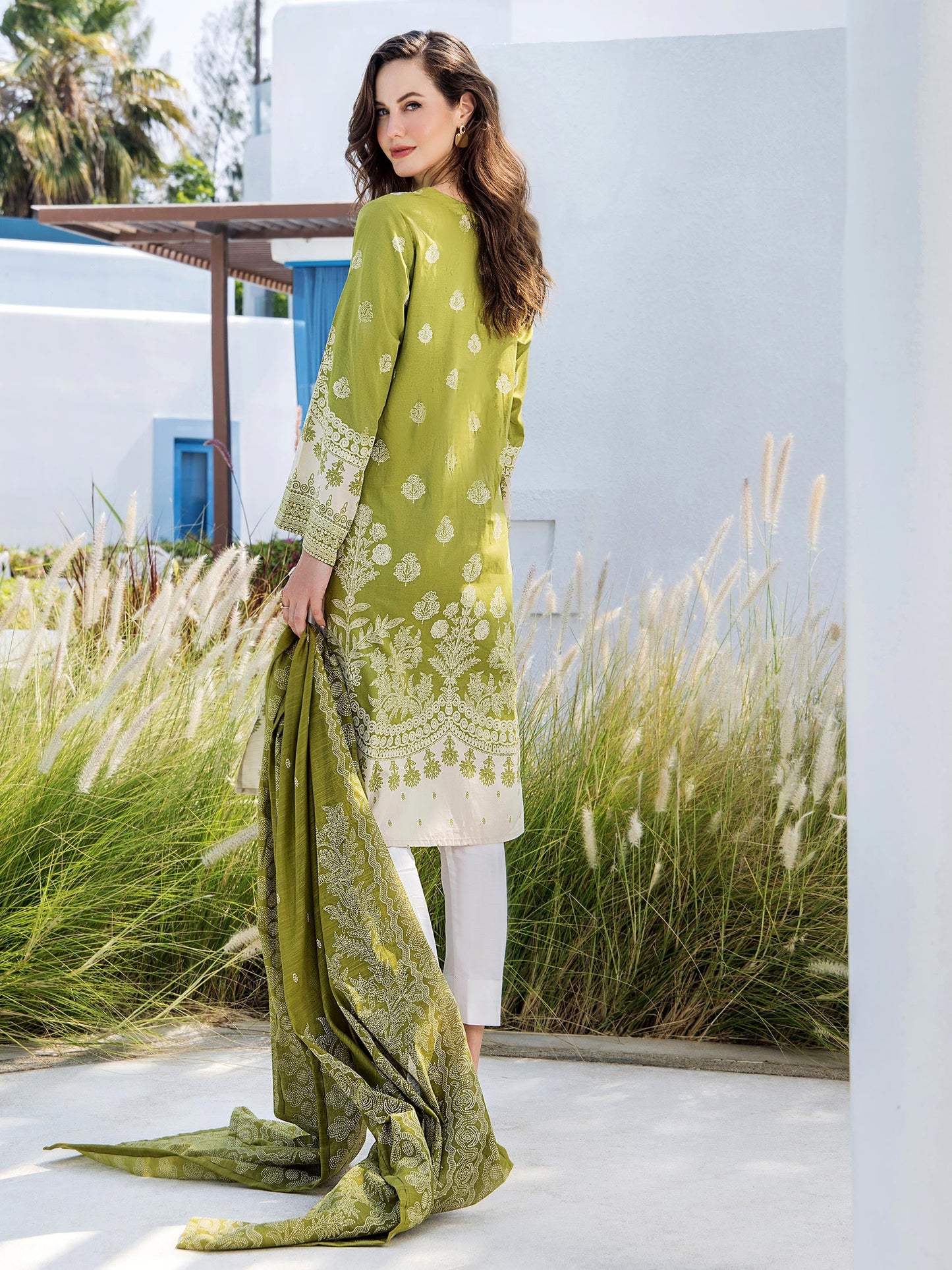 2 Piece Lawn Suit-Embroidered (Unstitched)