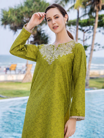 2 Piece Lawn Suit-Embroidered (Unstitched)