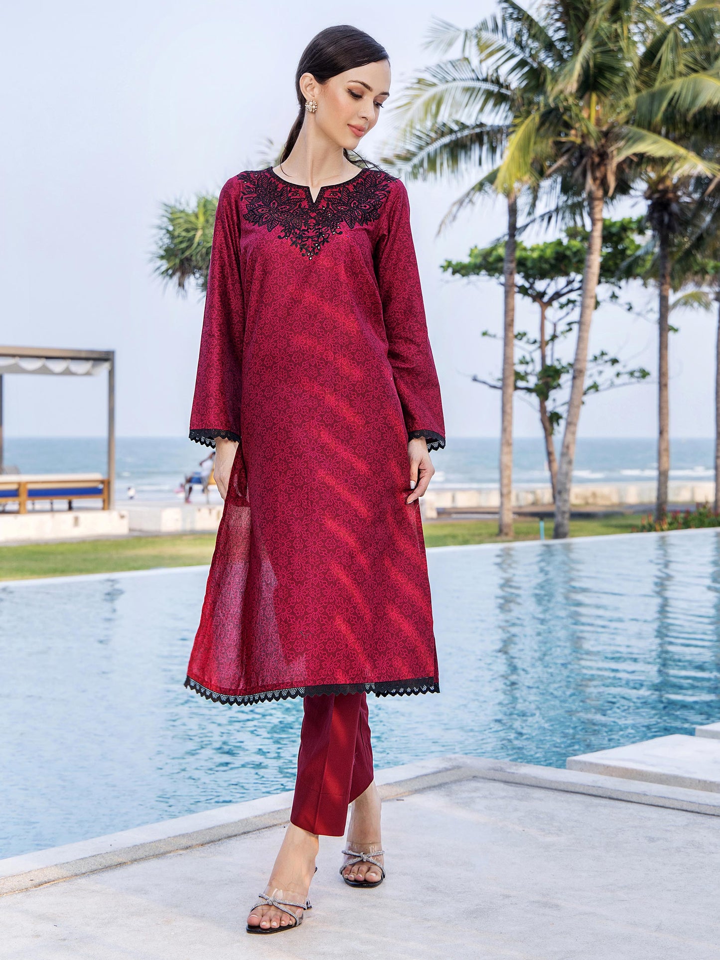 2 Piece Lawn Suit-Embroidered (Unstitched)