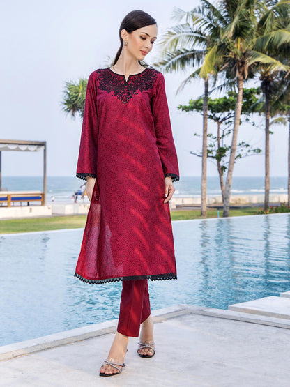 2 Piece Lawn Suit-Embroidered (Unstitched)