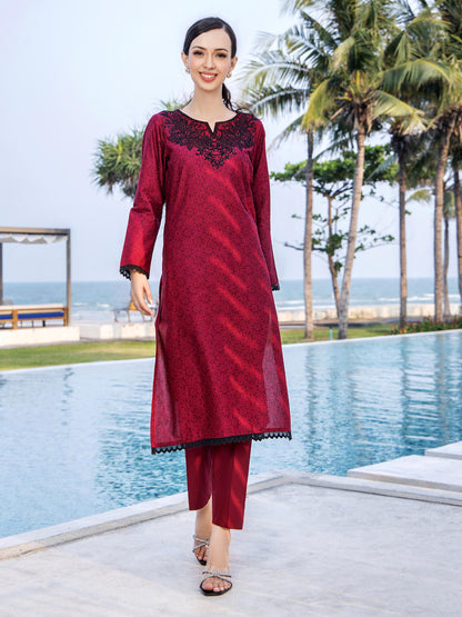 2 Piece Lawn Suit-Embroidered (Unstitched)