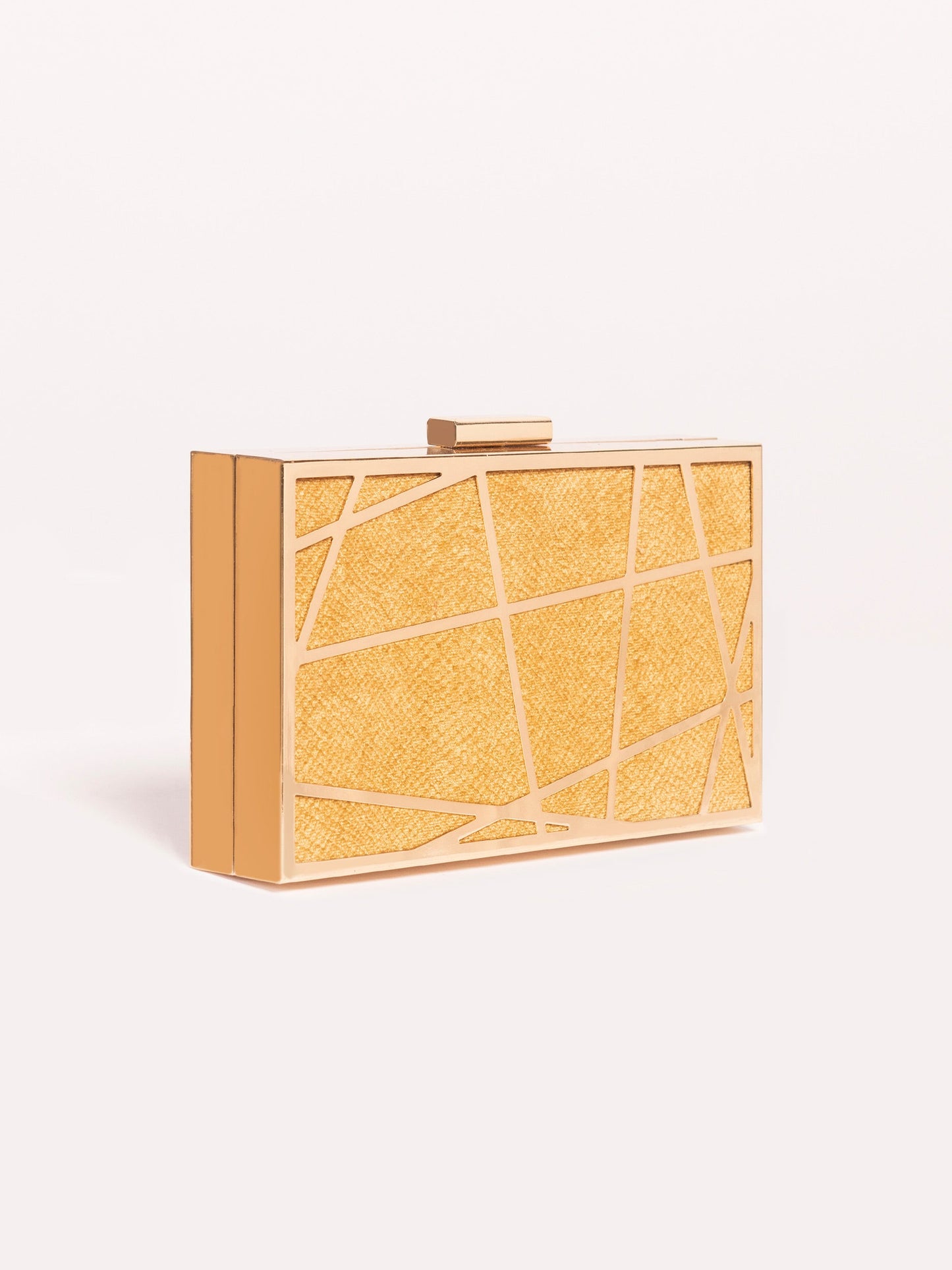 Metallic Box Clutch