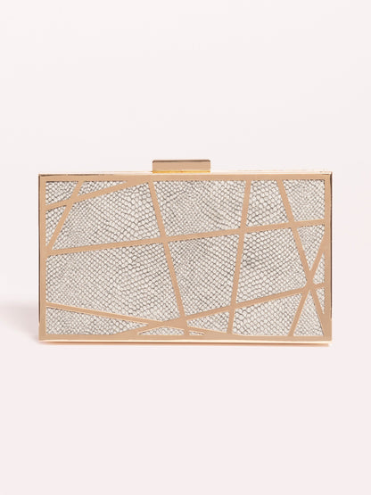 Metallic Box Clutch