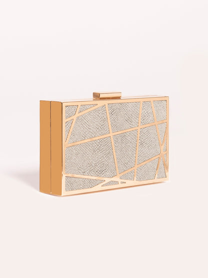 Metallic Box Clutch