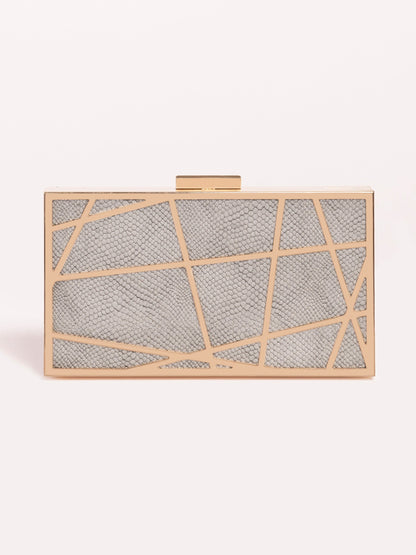 Metallic Box Clutch