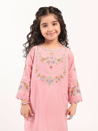 Embroidered Cambric Suit