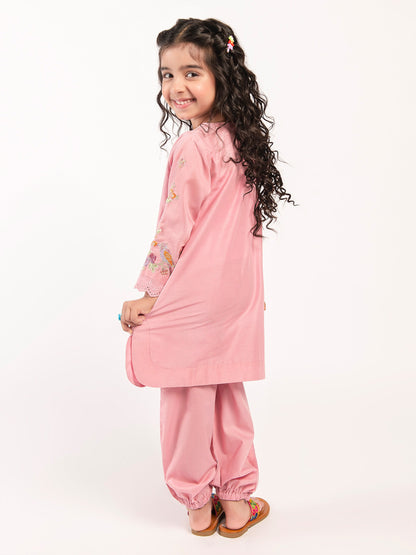 Embroidered Cambric Suit