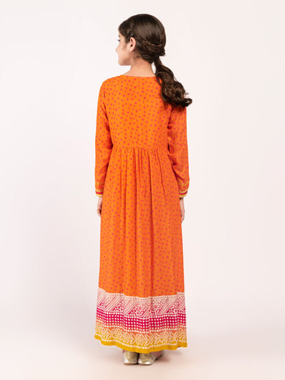 Embroidered Lawn Frock