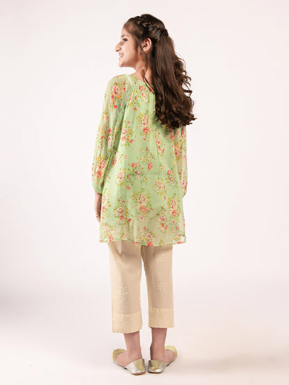 Printed Chiffon Top