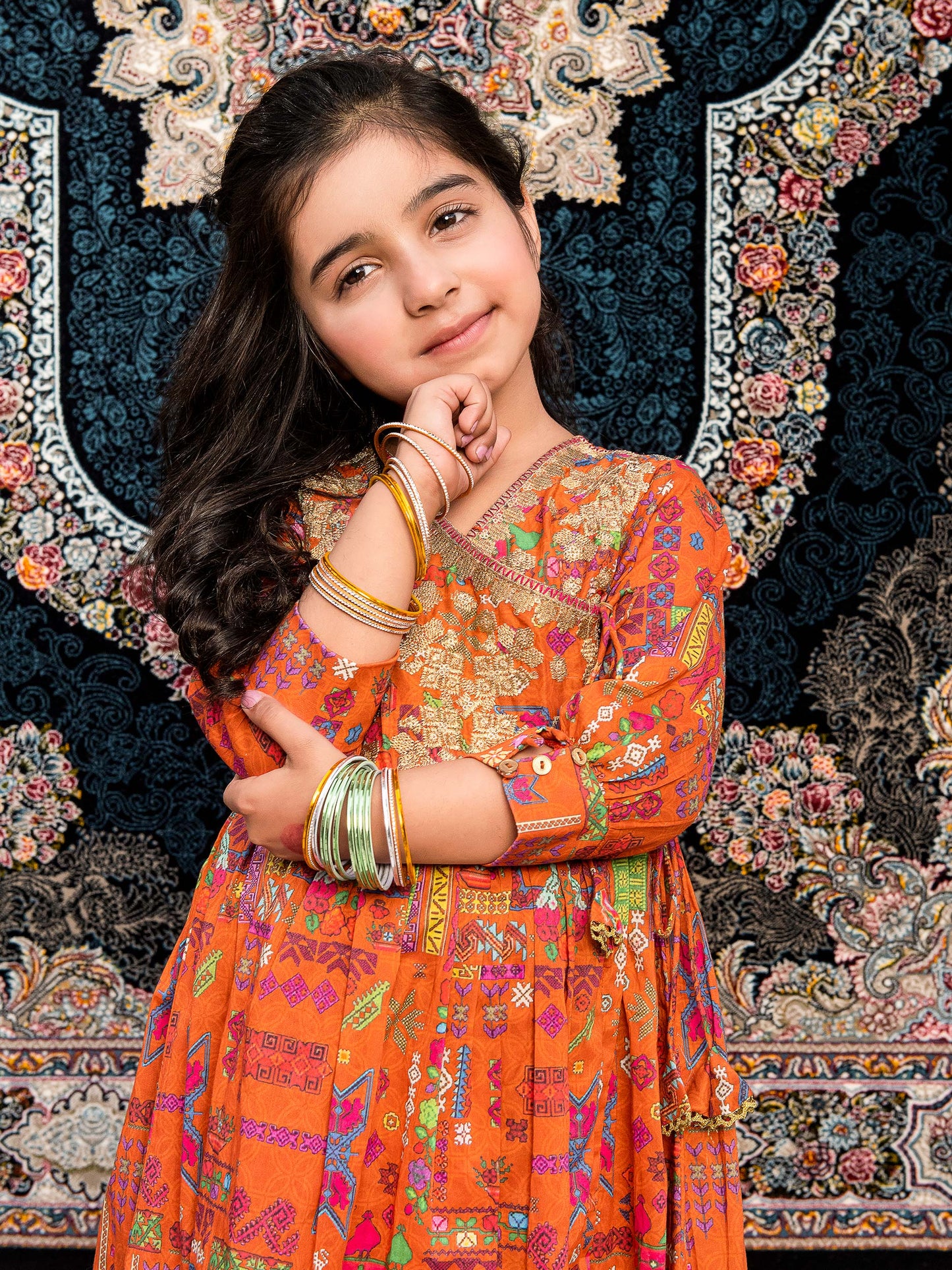 Embroidered Lawn Angrakha