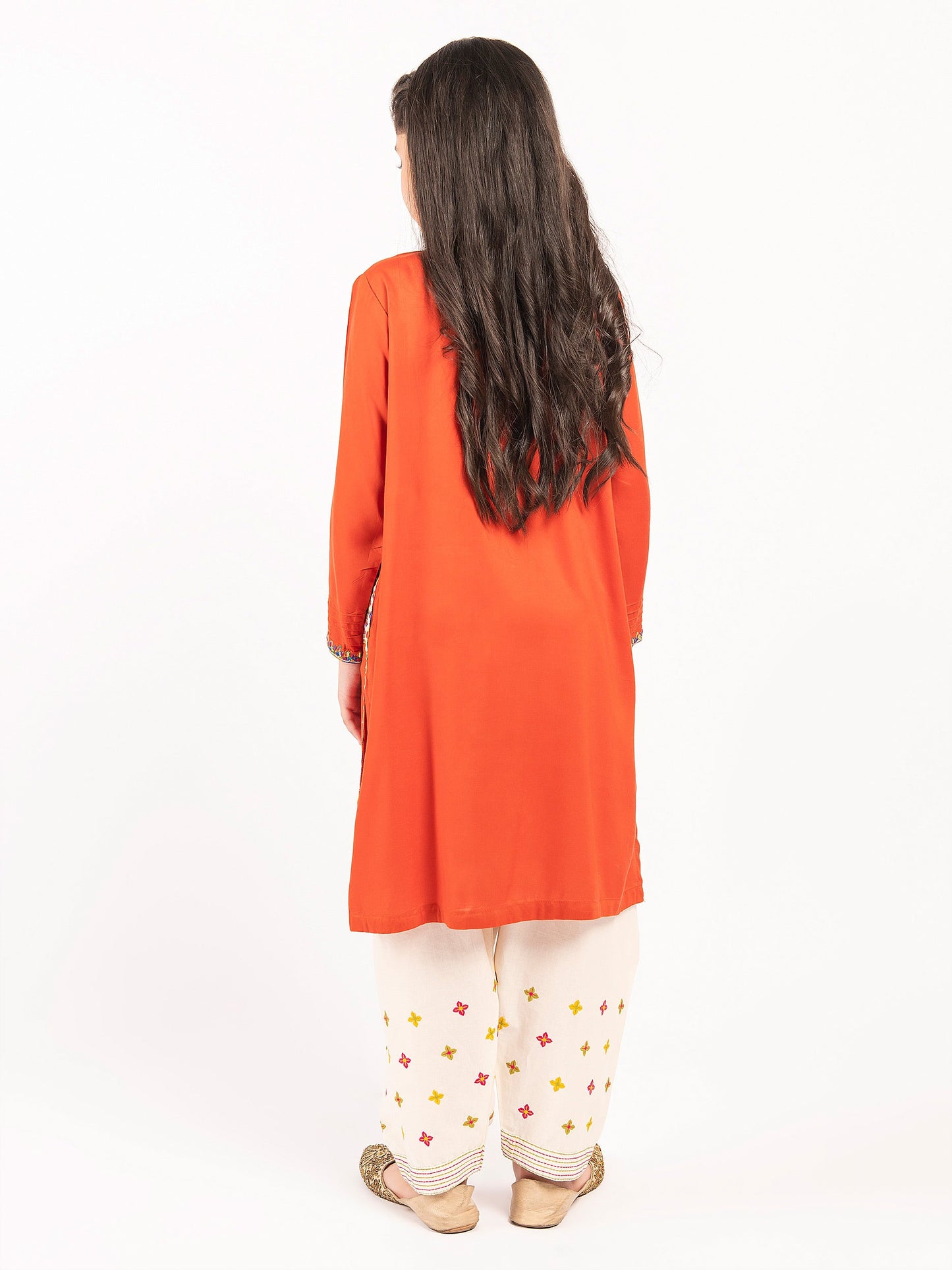 Embroidered Arabic Lawn Shirt