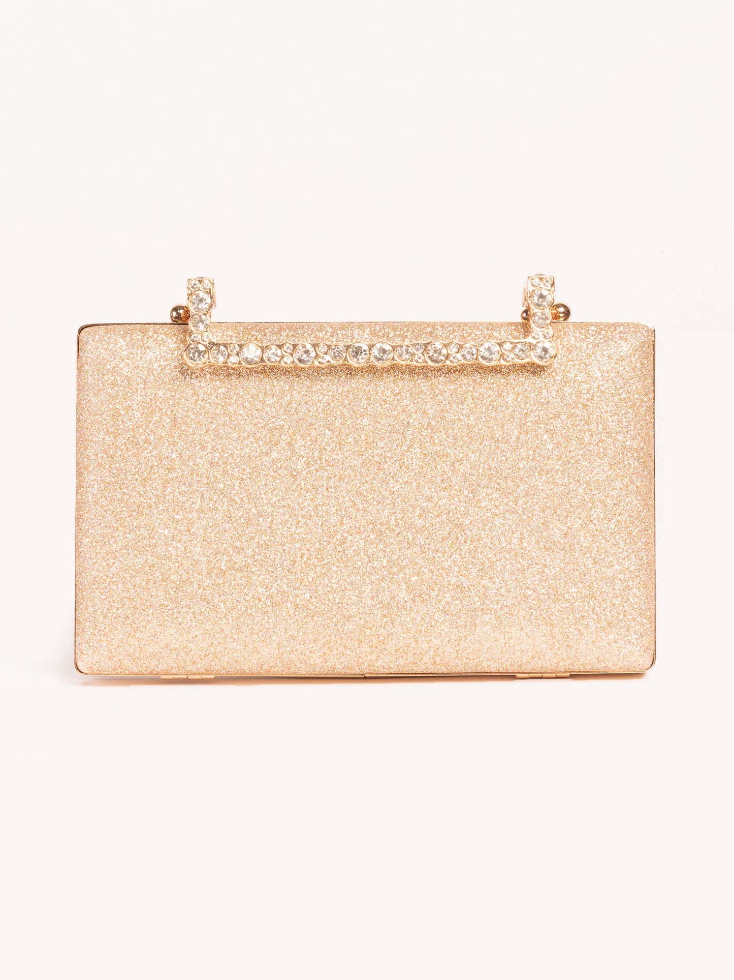 Embellished Metal Clutch
