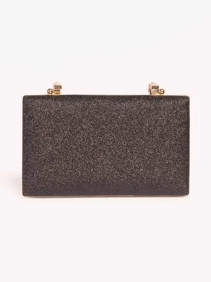 Embellished Metal Clutch