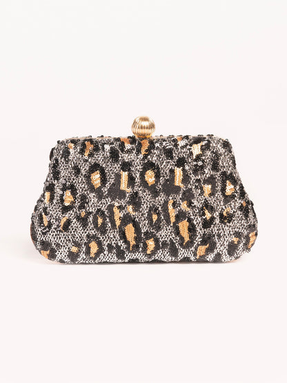Sequin Embellished Clutch