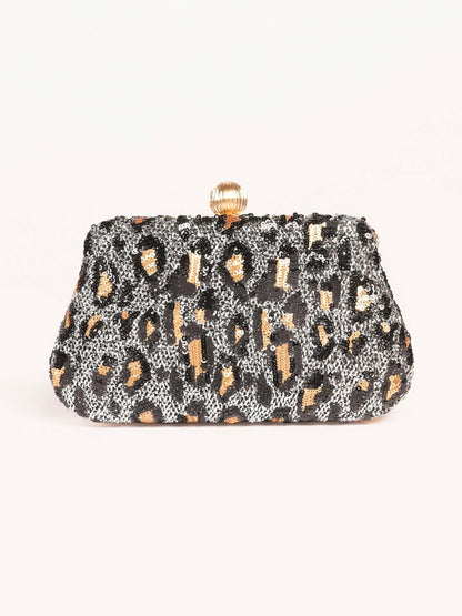 Sequin Embellished Clutch