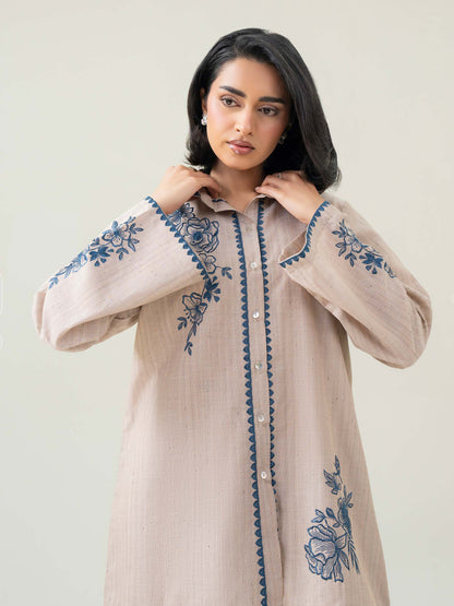 Yarn Dyed  Co-Ord Set-Embroidered (Pret)