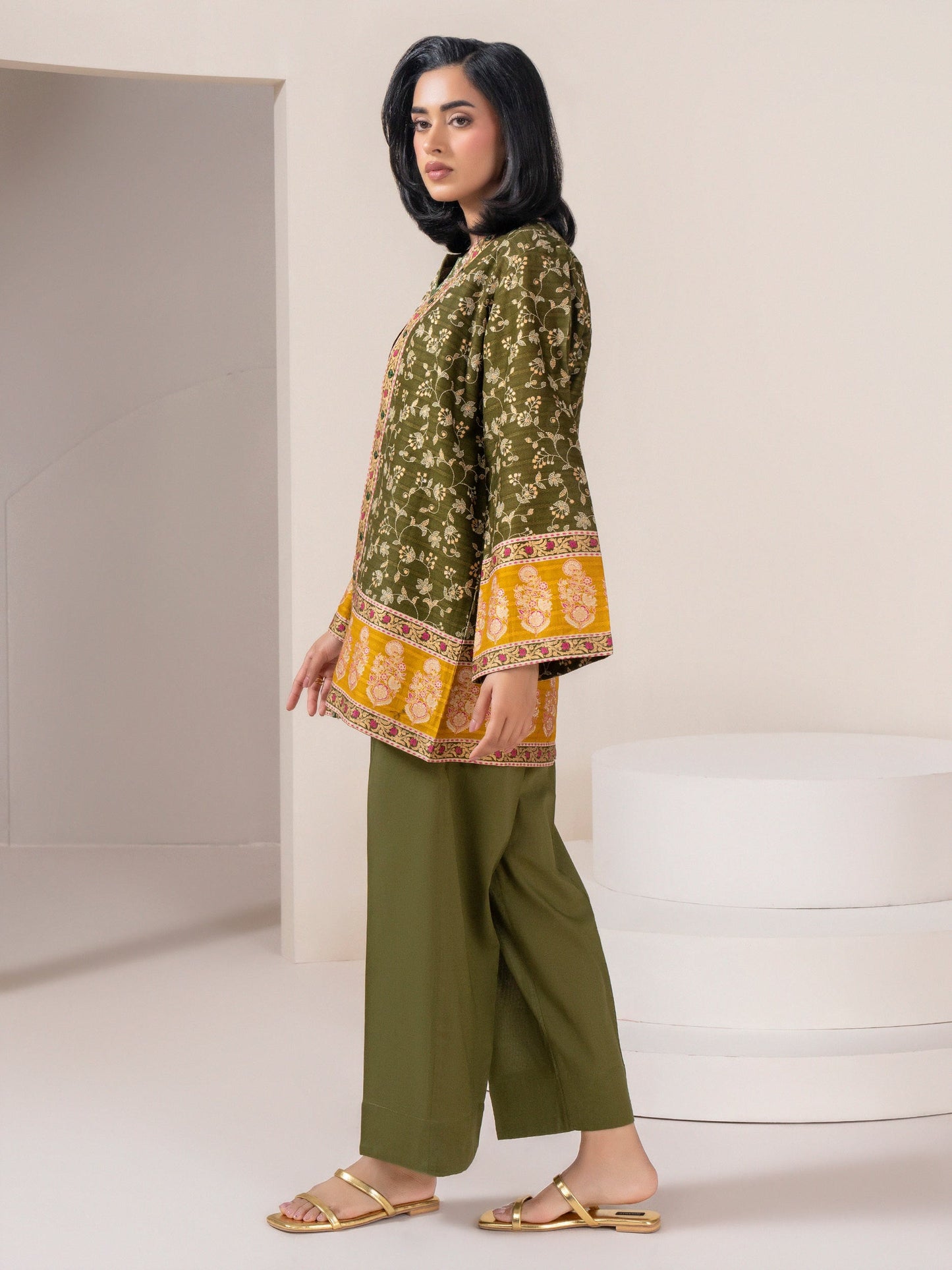 Lawn Co-ord Set-Printed (Pret)