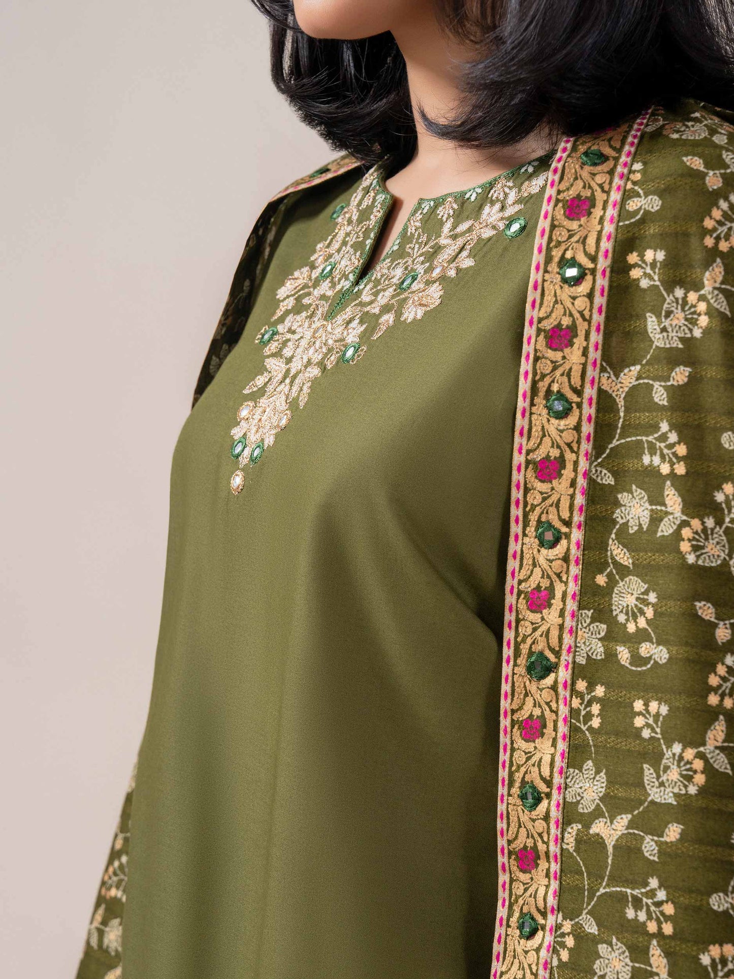 Lawn Co-ord Set-Printed (Pret)