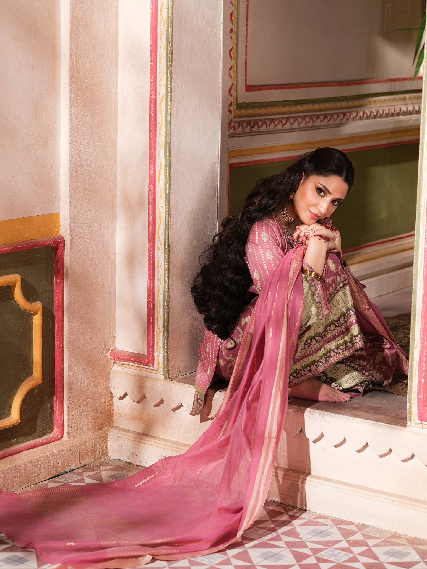 3 Piece Lawn Suit-Embroidered (Pret)