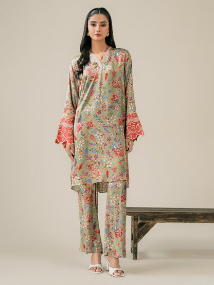 Silk Co-ord Set-Embellished (Pret)