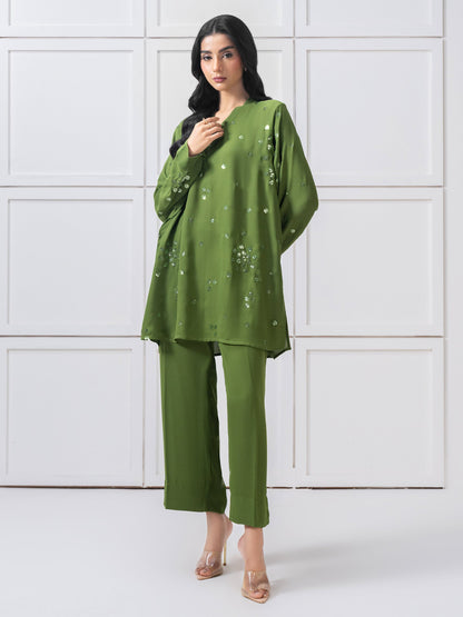 Grip Co-Ord Set-Embroidered (Pret)