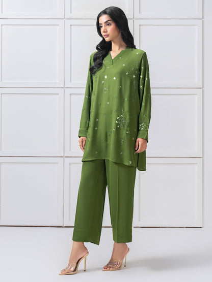 Grip Co-Ord Set-Embroidered (Pret)