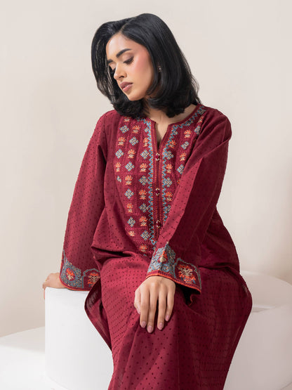 2 Piece Lawn Suit-Embroidered (Pret)