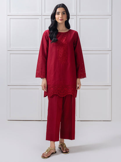 Lawn Co-Ord-Embroidered (Pret)
