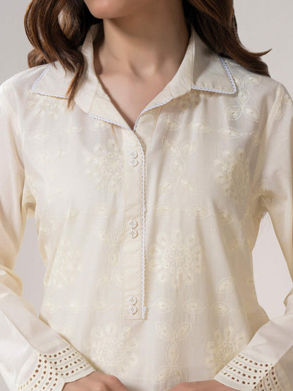 Embroidered Cambric Top (Pret)